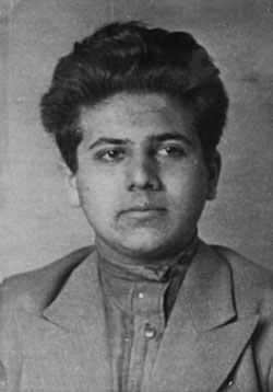 Володя Бабушкин, десятиклассник школы имени А.Н. Радищева, 1940 год
