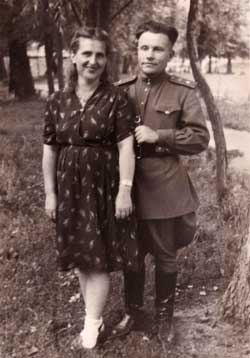 Тетя Валя с мужем Вениамином (Лепетченко), 1950 г.